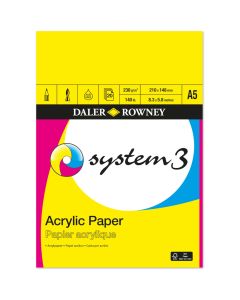 Daler Rowney System 3 Acrylic Pad A5 230gsm
