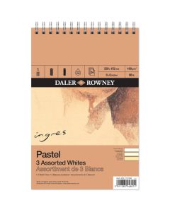 Daler Rowney Ingres 3 Pastel Spiral Pad 9x6" 160gsm
