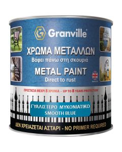 Granville Smooth Metal Paint Blue 250ml