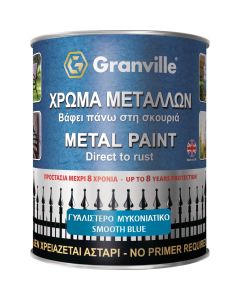 Granville Smooth Metal Paint Blue 750ml