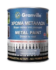 Granville Smooth Metal Paint Silver 750ml