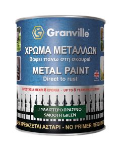 Granville Smooth Metal Paint Green 750ml