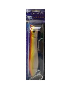 Double MM Lures Pencil Popper 200mm 116.6g Orange Gold