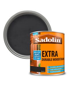 Sadolin Extra Durable Woodstain Ebony 1L