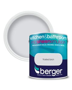 Berger Kitchen & Bathroom Mid Sheen Emulsion Frosted Birch 2.5L