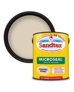 Sandtex Microseal Smooth Masonry Paint Country Stone 5L