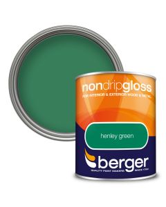 Berger Non Drip Gloss Paint Henley Green 750ml