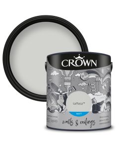 Crown Walls & Ceilings Matt Emulsion Paint Taffeta 2.5L