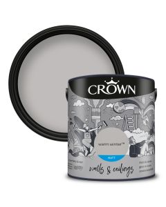 Crown Walls & Ceilings Matt Emulsion Paint Warm Winter 2.5L