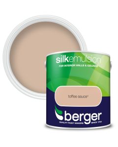 Berger Vinyl Silk Emulsion Paint Toffee Sauce 2.5L
