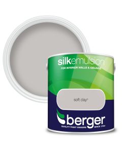 Berger Vinyl Silk Emulsion Paint Soft Clay 2.5L