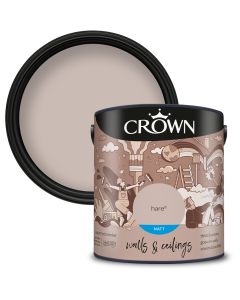 Crown Walls & Ceilings Matt Emulsion Paint Hare 2.5L