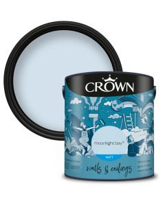 Crown Walls & Ceilings Matt Emulsion Paint Moonlight Bay 2.5L