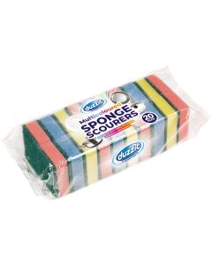 Duzzit Sponge Scourer Multicoloured 20pk
