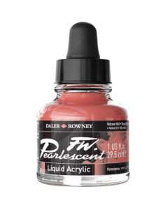 Daler Rowney FW Artists Pearlescent Acrylic Ink 29.5ml Volcano Red