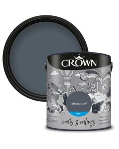 Crown Walls & Ceilings Matt Emulsion Paint Aftershow 2.5L