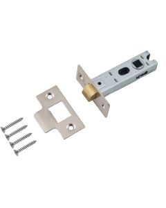 Eclipse Bolt Thru Tubular Mortice Latch Nickel Plated 76mm