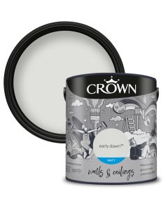 Crown Walls & Ceilings Matt Emulsion Paint Early Dawn 2.5L