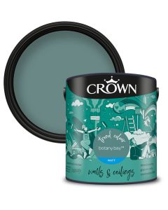 Crown Walls & Ceilings Matt Emulsion Paint Botany Bay 2.5L