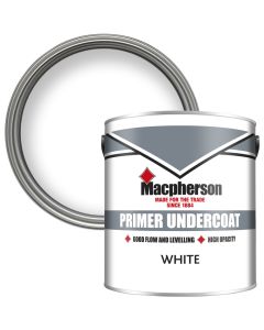 Macpherson Undercoat Trade Paint White 2.5L