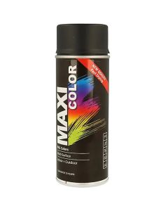 Maxicolour Aerosol Black Matt 400ml