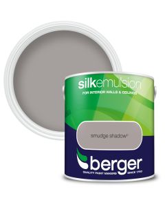 Berger Vinyl Silk Emulsion Paint Smudge Shadow 2.5L