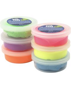 Creativ Company Silk Clay 14g Neon Colours 6pk