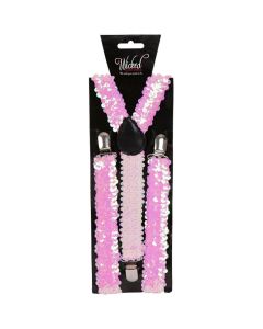 Wicked Costumes Baby Pink Sequin Braces