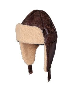 Wicked Costumes Aviator Hat With Faux Sheepskin