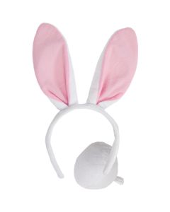 Wicked Costumes White Bunny Ears & Tail Set