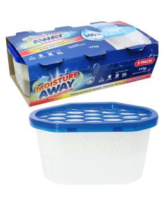 Moisture Away Moisture Absorber Unscented Interior Air Dehumidifier 400ml 3 Pack