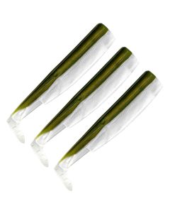Fiiish Black Minnow NO2.5 Bodies 105mm Khaki 3pk