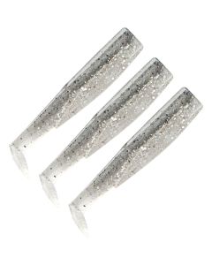 Fiiish Black Minnow NO2.5 Bodies 105mm Silver Strike 3pk