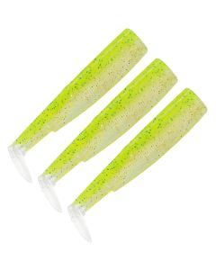 Fiiish Black Minnow NO2.5 Bodies 105mm Lime Juice 3pk