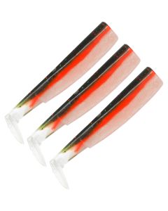Fiiish Black Minnow NO3 Bodies 120mm Candy Green 3pk