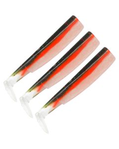 Fiiish Black Minnow NO4 Bodies 140mm Candy Green 3pk