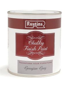 Rustins Quick Dry Chalky Finish Paint Georgian Grey 250ml