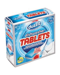 Duzzit Dishwash Tablets 5-In-1 Formula 12pk