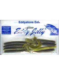 Eddystone Eel Eddy Jelly Worm 180mm Green Sparkle 8pk