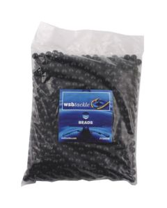 WSB Beads Black 6mm 1000pk