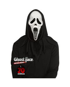 Wicked Costumes Ghost Face 30th Anniversary Glow In The Dark Deluxe Scream Mask