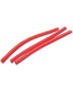 Mustad PVC Fluo Red Tubing 1mm x 8cm 10pk