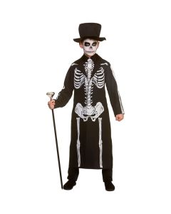 Wicked Costumes Boys Day Of The Dead Skeleton Large