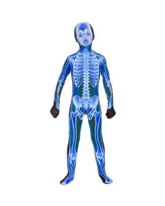 Wicked Costumes Boys Blue X-Ray Skinz XLarge