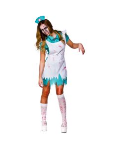 Wicked Costumes Bloodthirsty Zombie Nurse Large