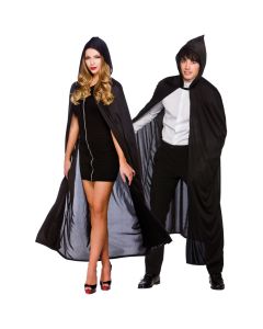 Wicked Costumes Black Hooded Cape
