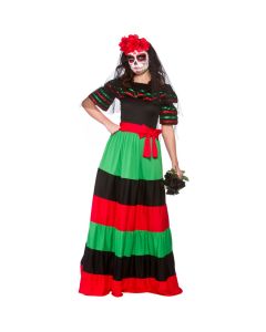 Wicked Costumes Female Day Of The Dead Senorita Medium