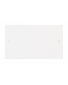 Selectric Square Edged 2 Gang Blanking Plate
