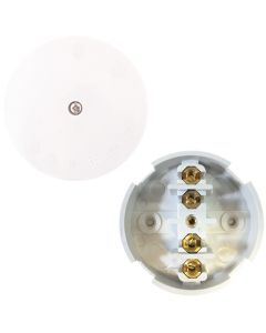 Selectric 4 Terminals Junction Box White 20A