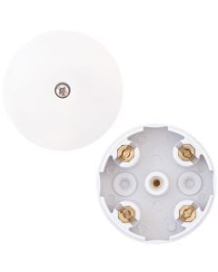 Selectric 4 Terminal Junction Box White 20A